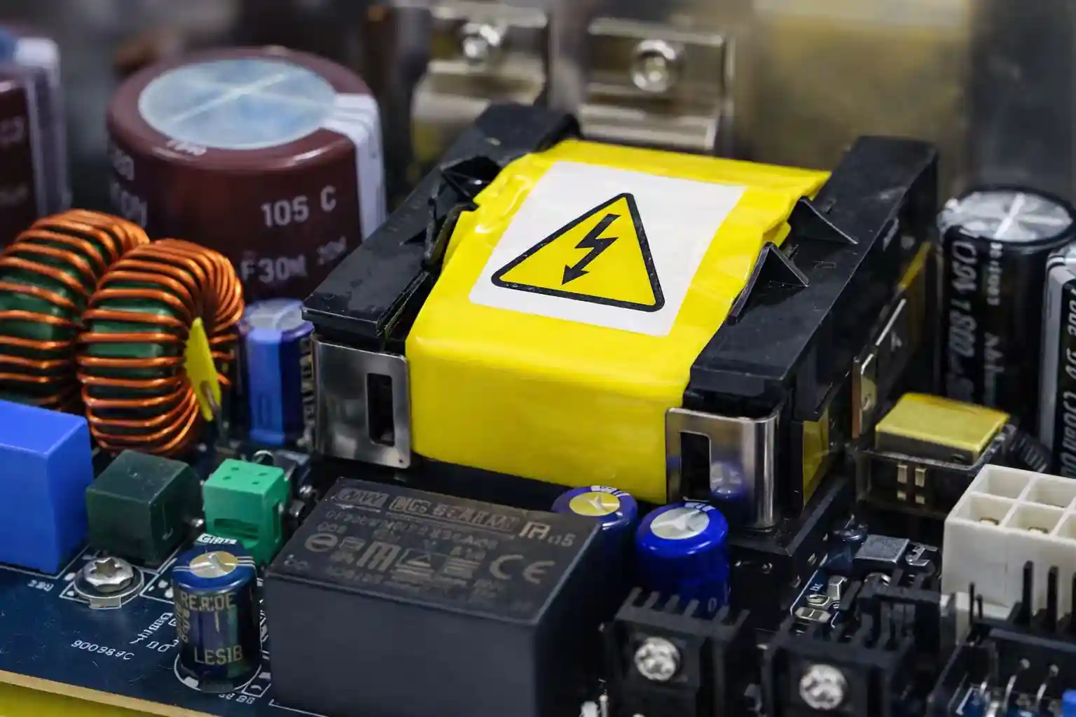 THT монтаж (монтаж в отверстия)